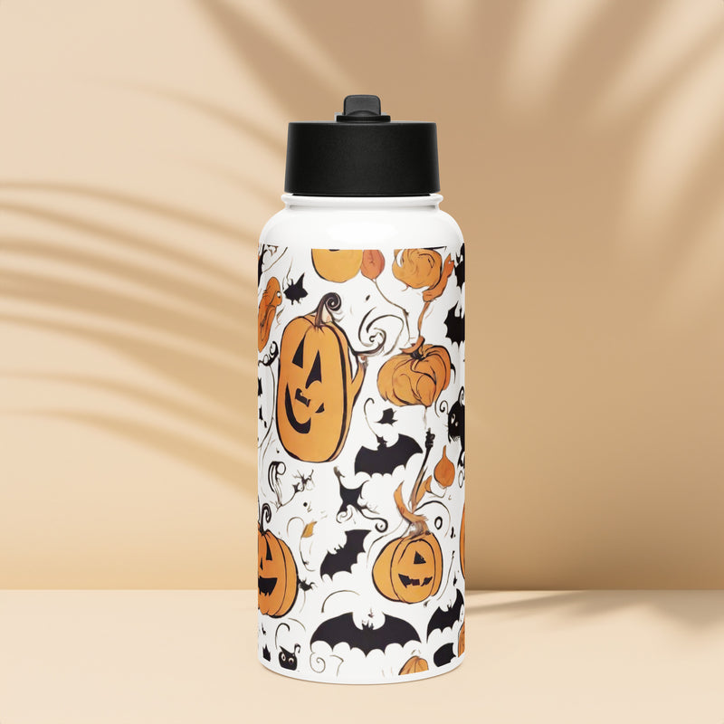 Stainless steel water bottle with a straw lid - WhatUWant2Buy