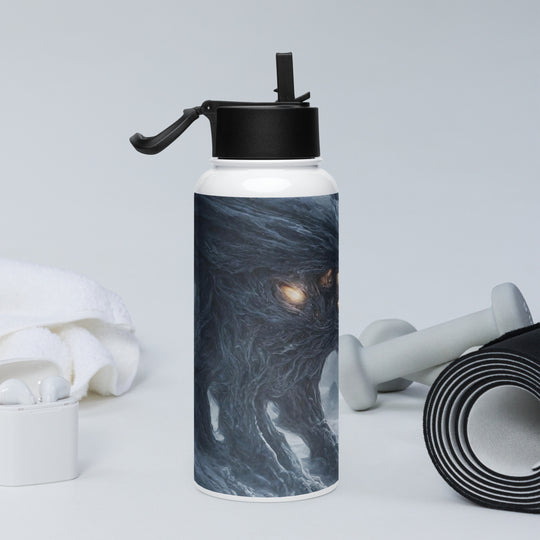 Stainless steel water bottle with a straw lid - WhatUWant2Buy