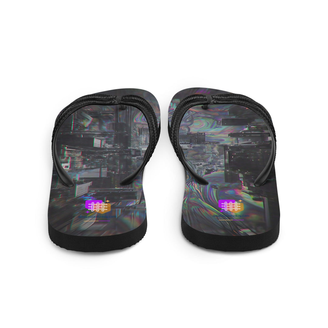 Glitchwear Flip-Flops, Everyday AI-Designed 37, view 2
