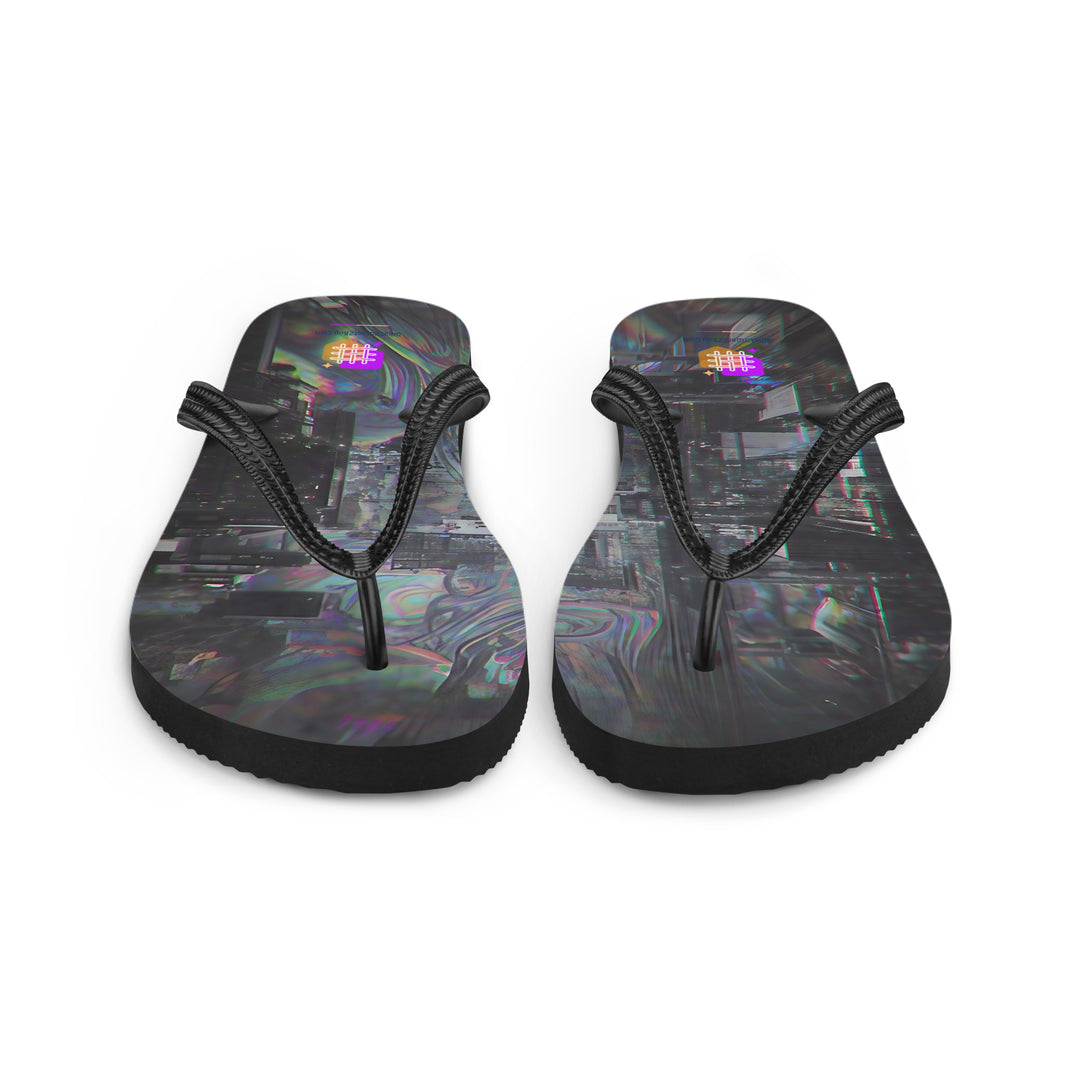 Glitchwear Flip-Flops, Everyday AI-Designed 37, view 3