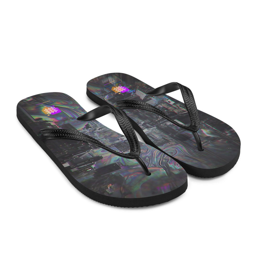 Glitchwear Flip-Flops, Everyday AI-Designed 37, view 7