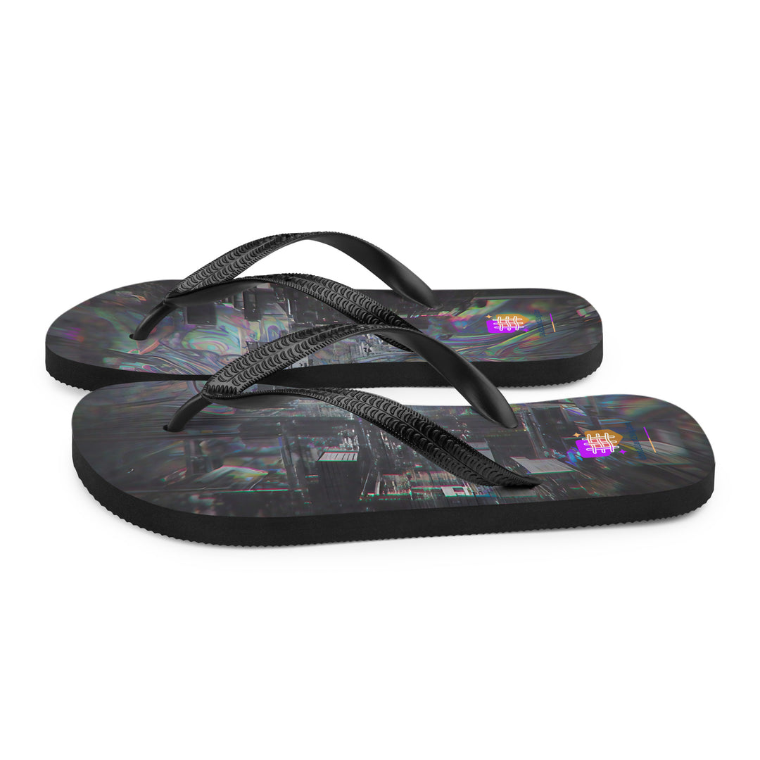 Glitchwear Flip-Flops, Everyday AI-Designed 37, view 4
