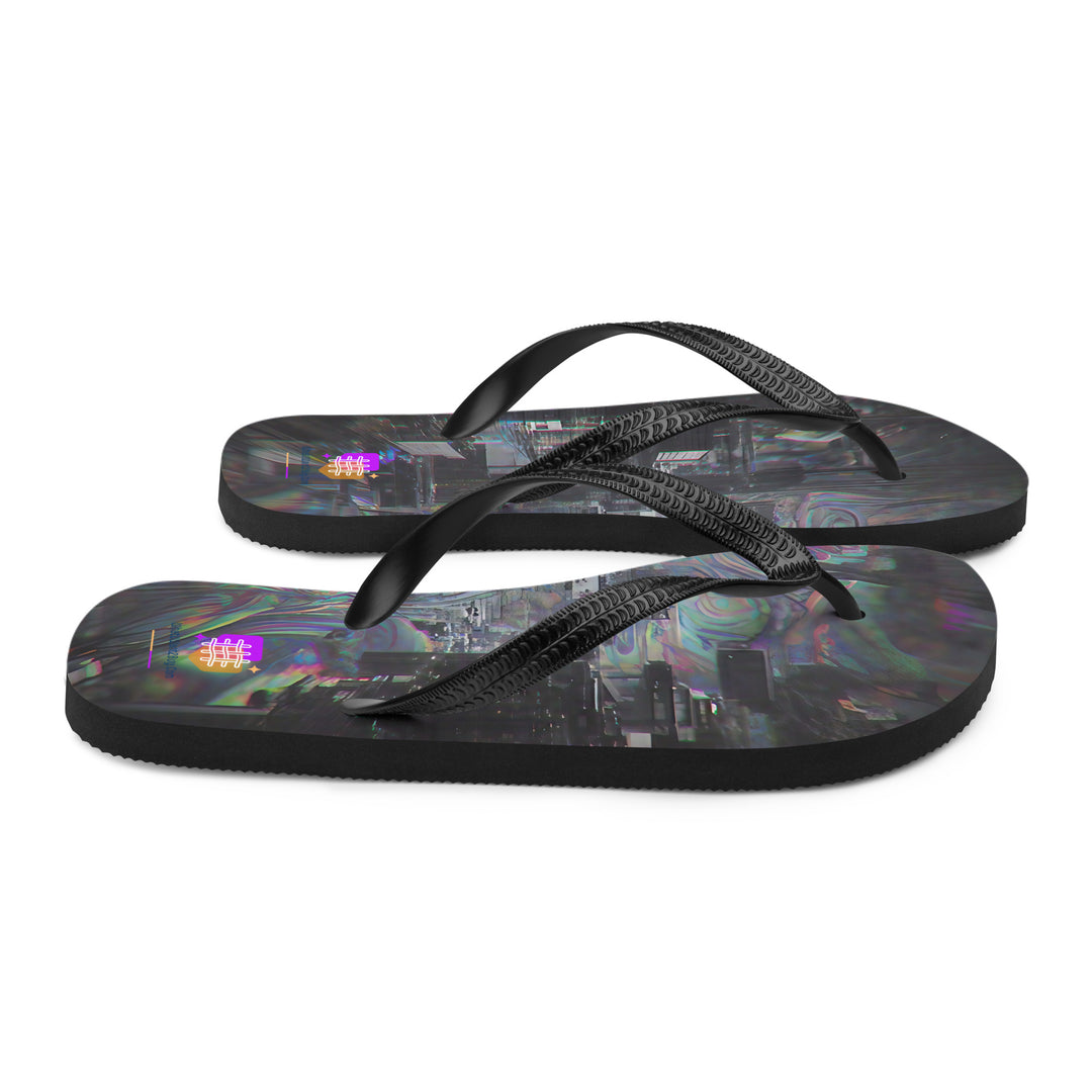 Glitchwear Flip-Flops, Everyday AI-Designed 37, view 5