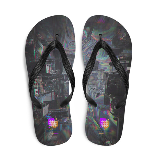 Glitchwear Flip-Flops, Everyday AI-Designed 37, main view