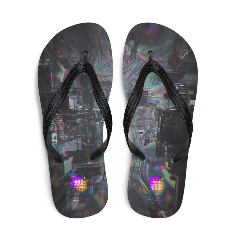 Glitchwear Flip-Flops, Everyday AI-Designed 37, main view