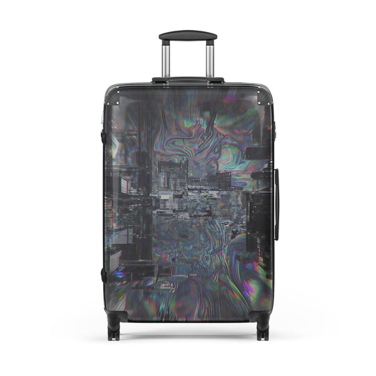 Glitchwear Hard-shell Suitcase, Everyday AI-Designed 0, view 3