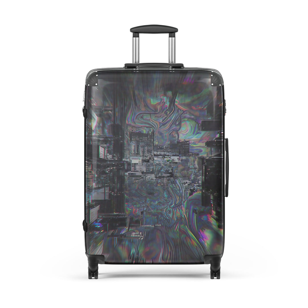 Glitchwear Hard-shell Suitcase, Everyday AI-Designed 0, view 3
