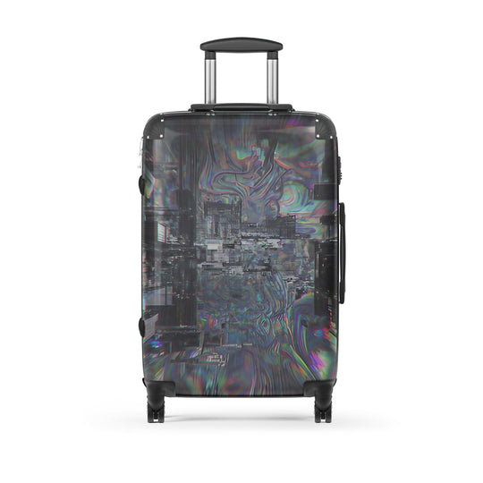 Glitchwear Hard-shell Suitcase, Everyday AI-Designed 0, view 2
