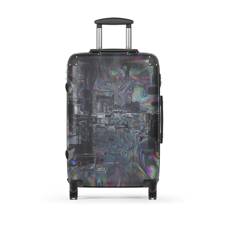 Glitchwear Hard-shell Suitcase, Everyday AI-Designed 0, view 2