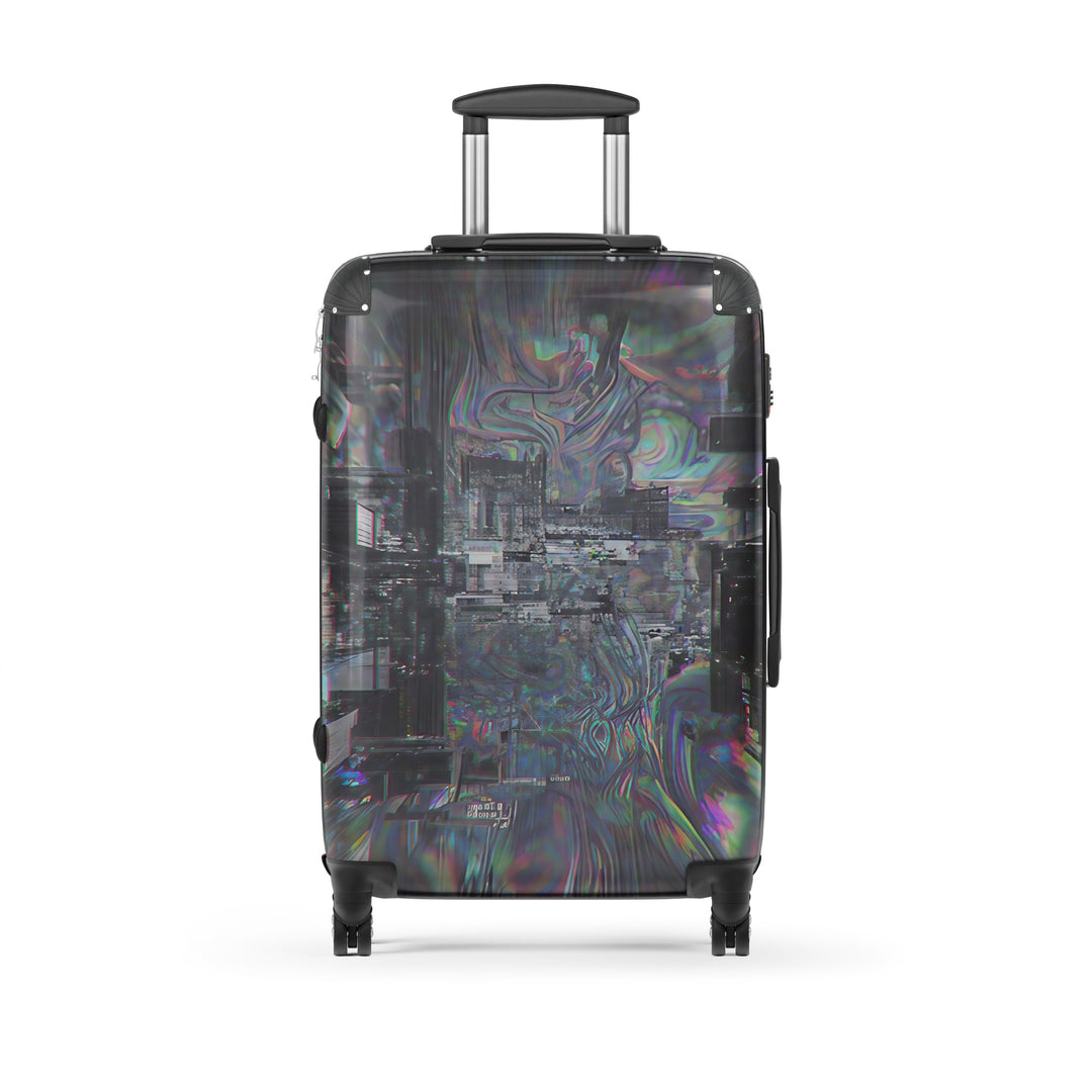 Glitchwear Hard-shell Suitcase, Everyday AI-Designed 0, view 2