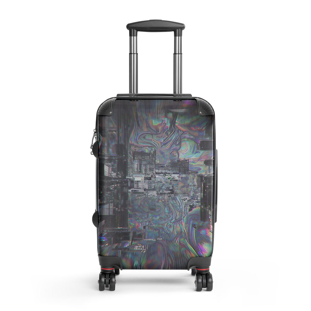 Glitchwear Hard-shell Suitcase, Everyday AI-Designed 0, main view