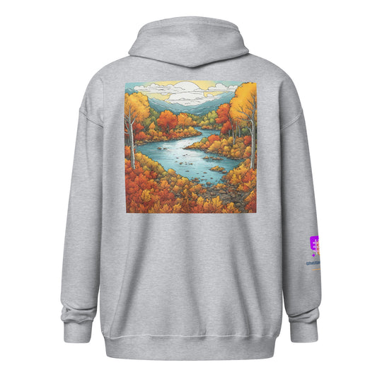 Unisex heavy blend zip hoodie - WhatUWant2Buy