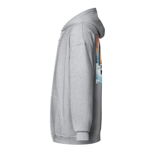 Unisex heavy blend zip hoodie - WhatUWant2Buy