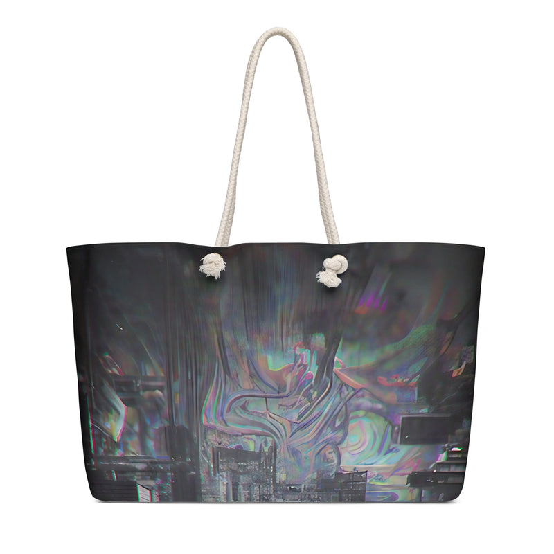 Glitchwear Oversized Weekender Bag, Everyday AI-Designed 0, main view