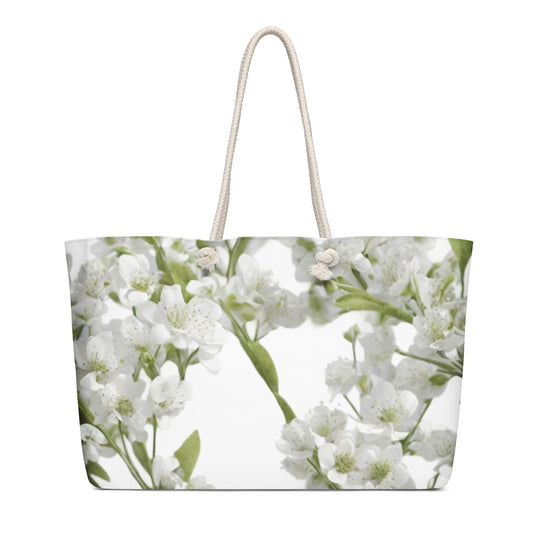 3D Art Oversized Weekender Bag, Spring AI-Designed 19, main view