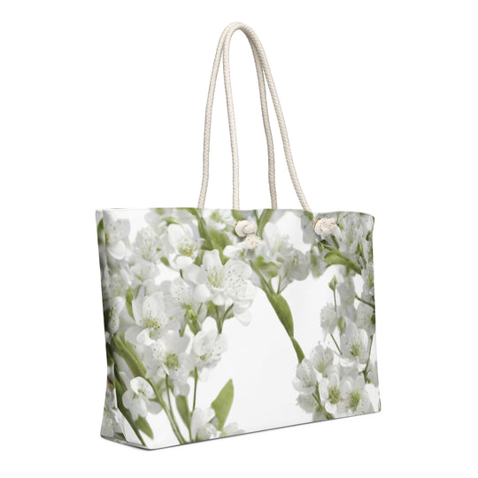 3D Art Oversized Weekender Bag, Spring AI-Designed 19, view 2