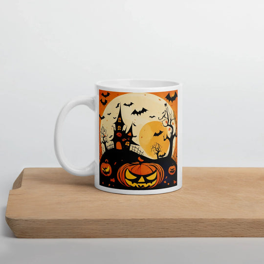 White glossy mug - WhatUWant2Buy