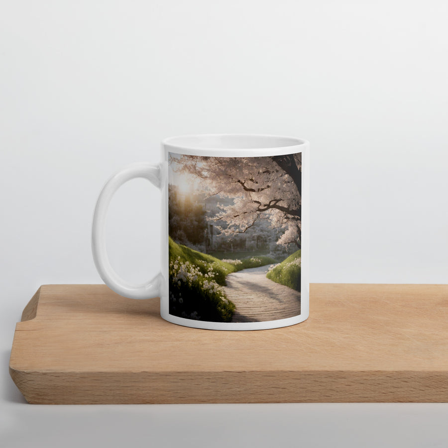 White glossy mug - WhatUWant2Buy