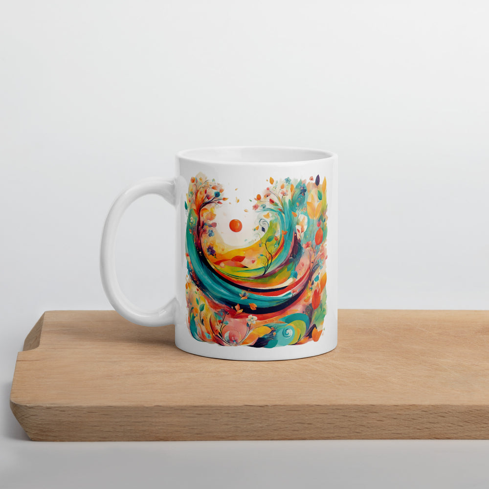 White glossy mug - WhatUWant2Buy