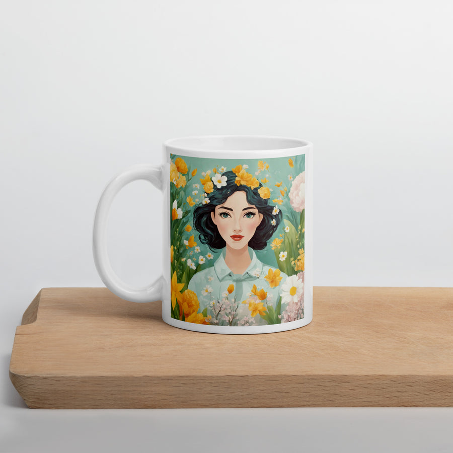 White glossy mug - WhatUWant2Buy