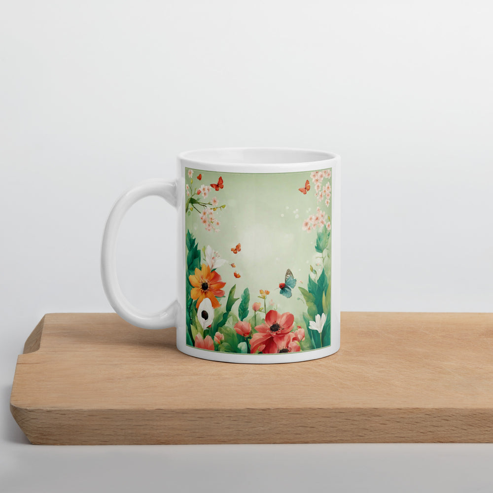 White glossy mug - WhatUWant2Buy