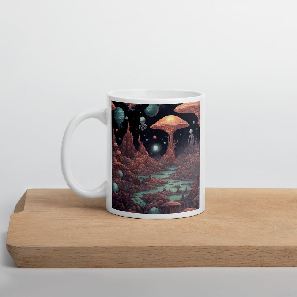 White glossy mug - WhatUWant2Buy