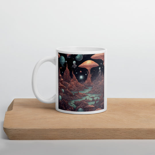 White glossy mug - WhatUWant2Buy