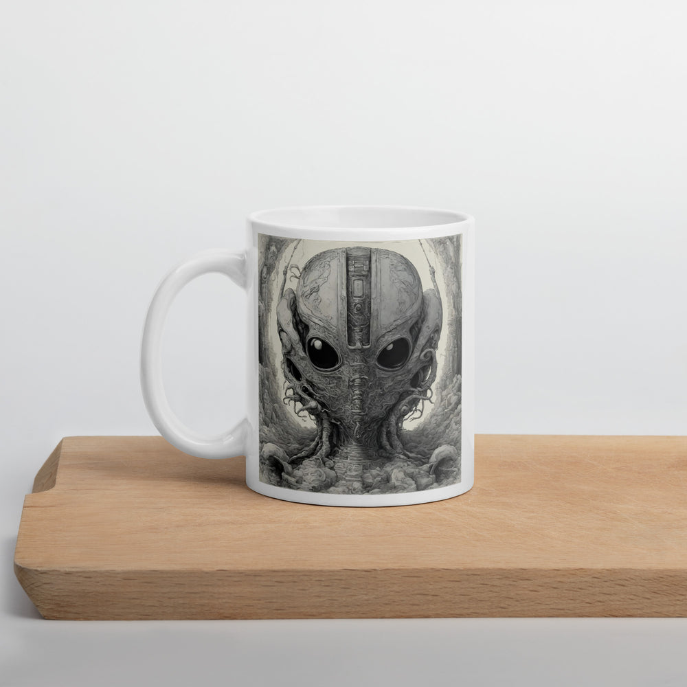 White glossy mug - WhatUWant2Buy