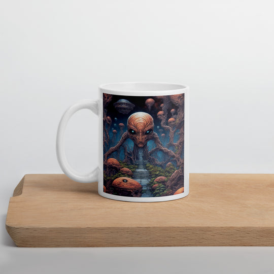 White glossy mug - WhatUWant2Buy