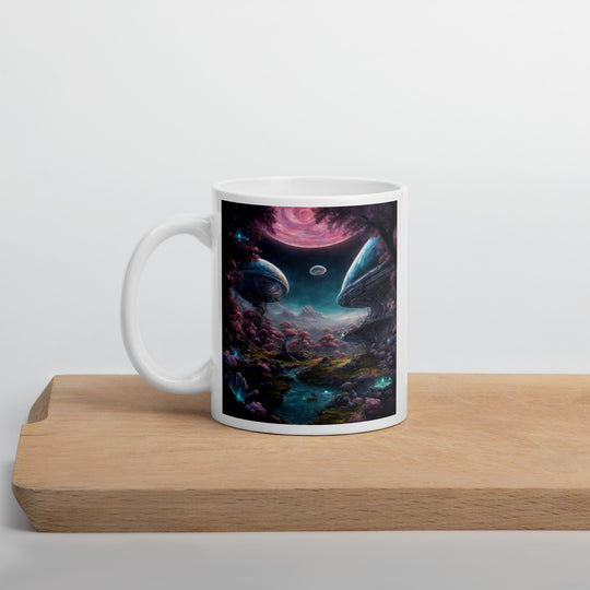 White glossy mug - WhatUWant2Buy