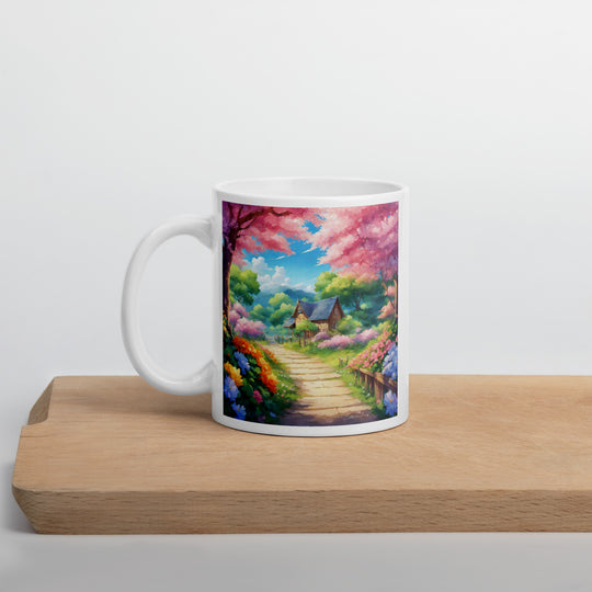 White glossy mug - WhatUWant2Buy