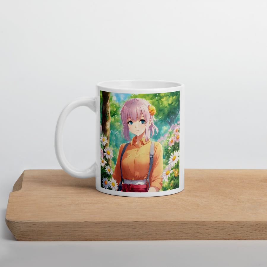 White glossy mug - WhatUWant2Buy