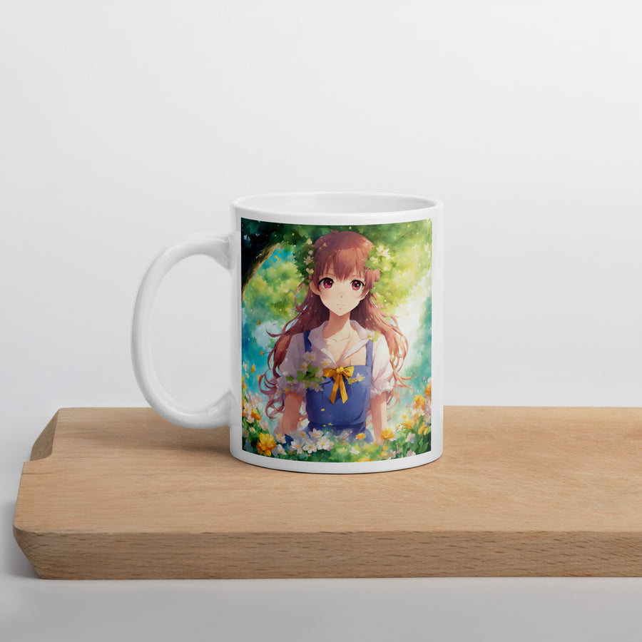 White glossy mug - WhatUWant2Buy