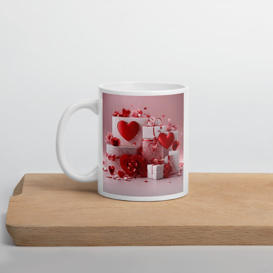 White glossy mug - WhatUWant2Buy