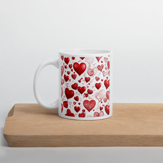 White glossy mug - WhatUWant2Buy