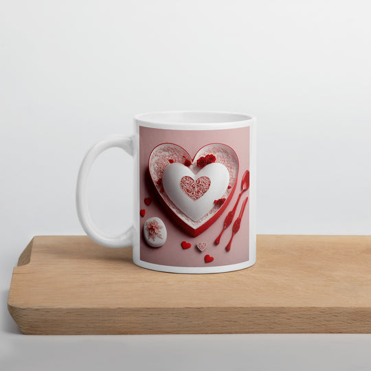 White glossy mug - WhatUWant2Buy