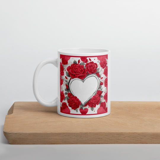 White glossy mug - WhatUWant2Buy