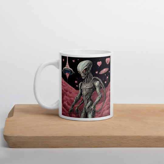 White glossy mug - WhatUWant2Buy