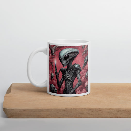 White glossy mug - WhatUWant2Buy