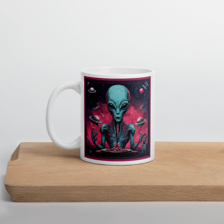 White glossy mug - WhatUWant2Buy