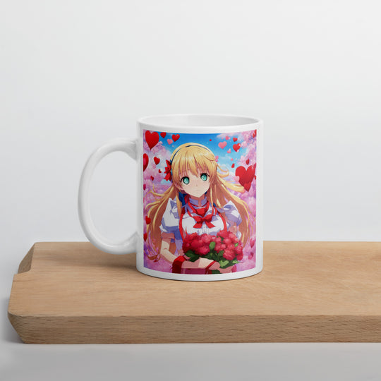 White glossy mug - WhatUWant2Buy