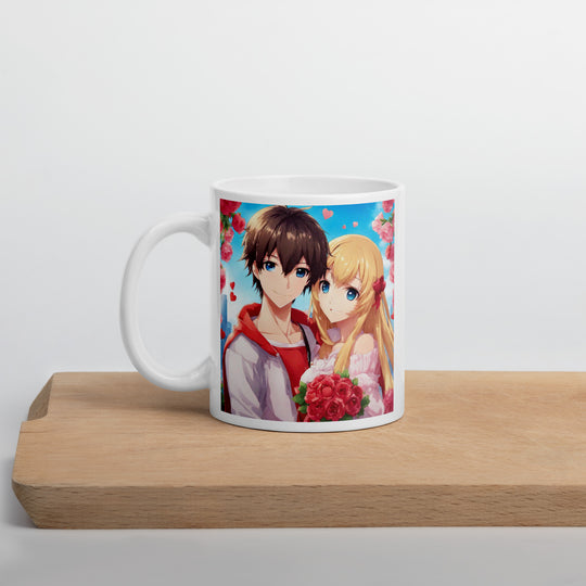 White glossy mug - WhatUWant2Buy