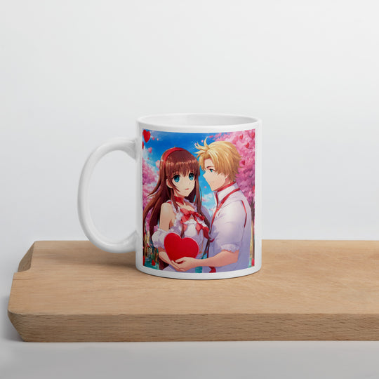 White glossy mug - WhatUWant2Buy