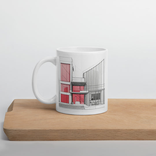 White glossy mug - WhatUWant2Buy