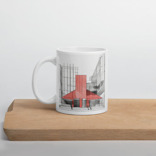 White glossy mug - WhatUWant2Buy