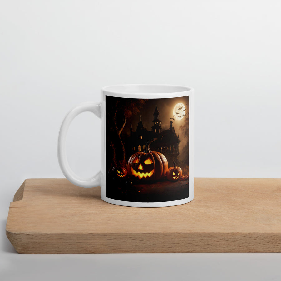 White glossy mug - WhatUWant2Buy