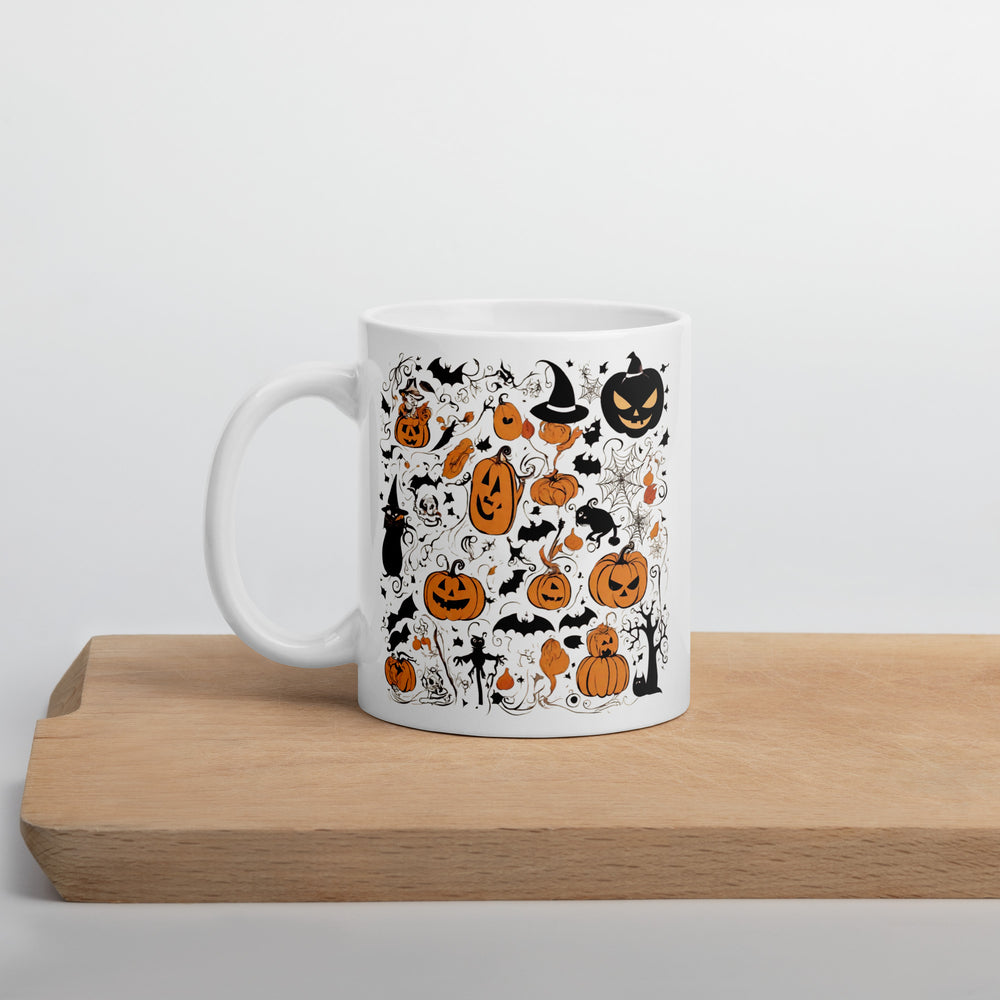 White glossy mug - WhatUWant2Buy