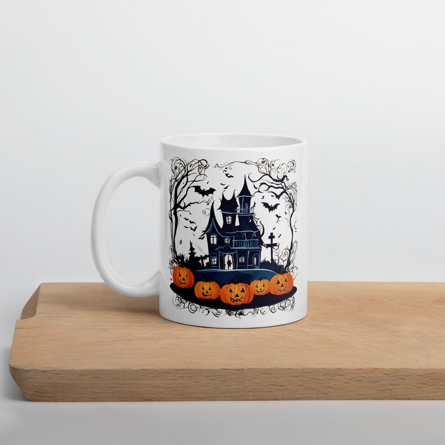 White glossy mug - WhatUWant2Buy