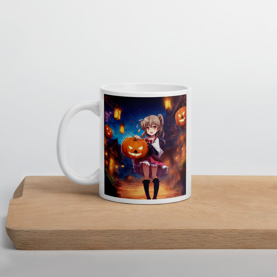 White glossy mug - WhatUWant2Buy