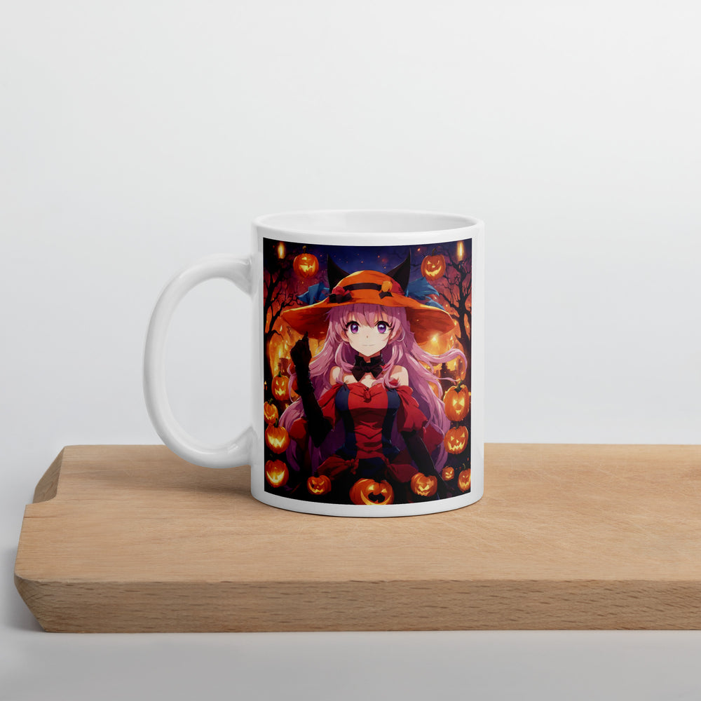 White glossy mug - WhatUWant2Buy
